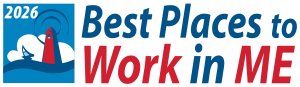 Best Places to Work in Maine 2026 logo with lighthouse and sailboat